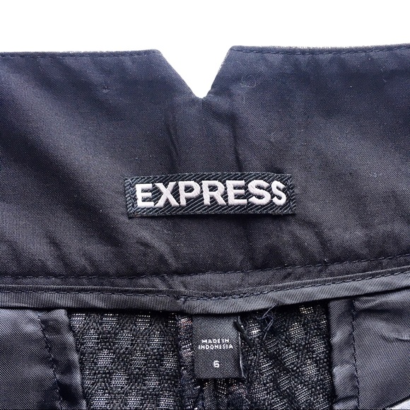 EXPRESS Metallic Graphite Grey Rolled Cuff Shorts - Picture 13 of 15